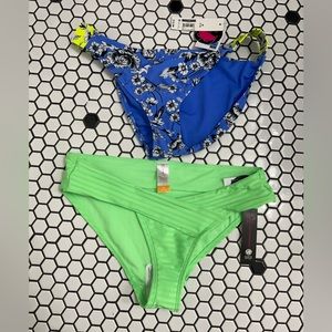 NWT bundle of 2 bikini bottoms size medium